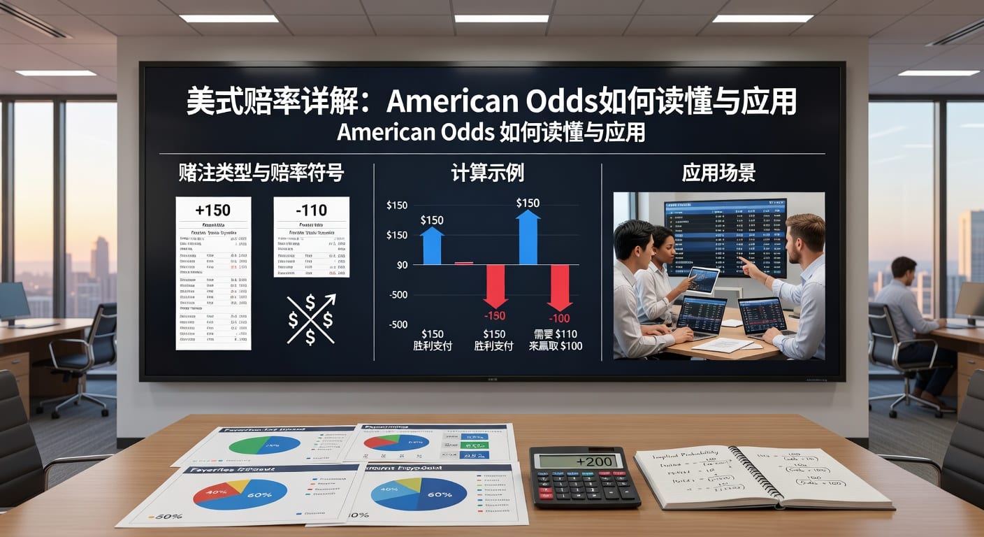 美式赔率 american odds：读法与换算全解